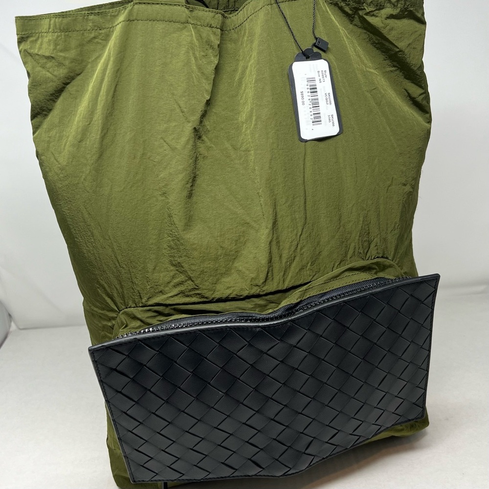 Bottega Veneta - Men's Unisex Foldable Nylon Nappa Intrecciato Shopping Tote